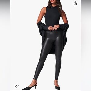 SPANX Faux Leather Leggings